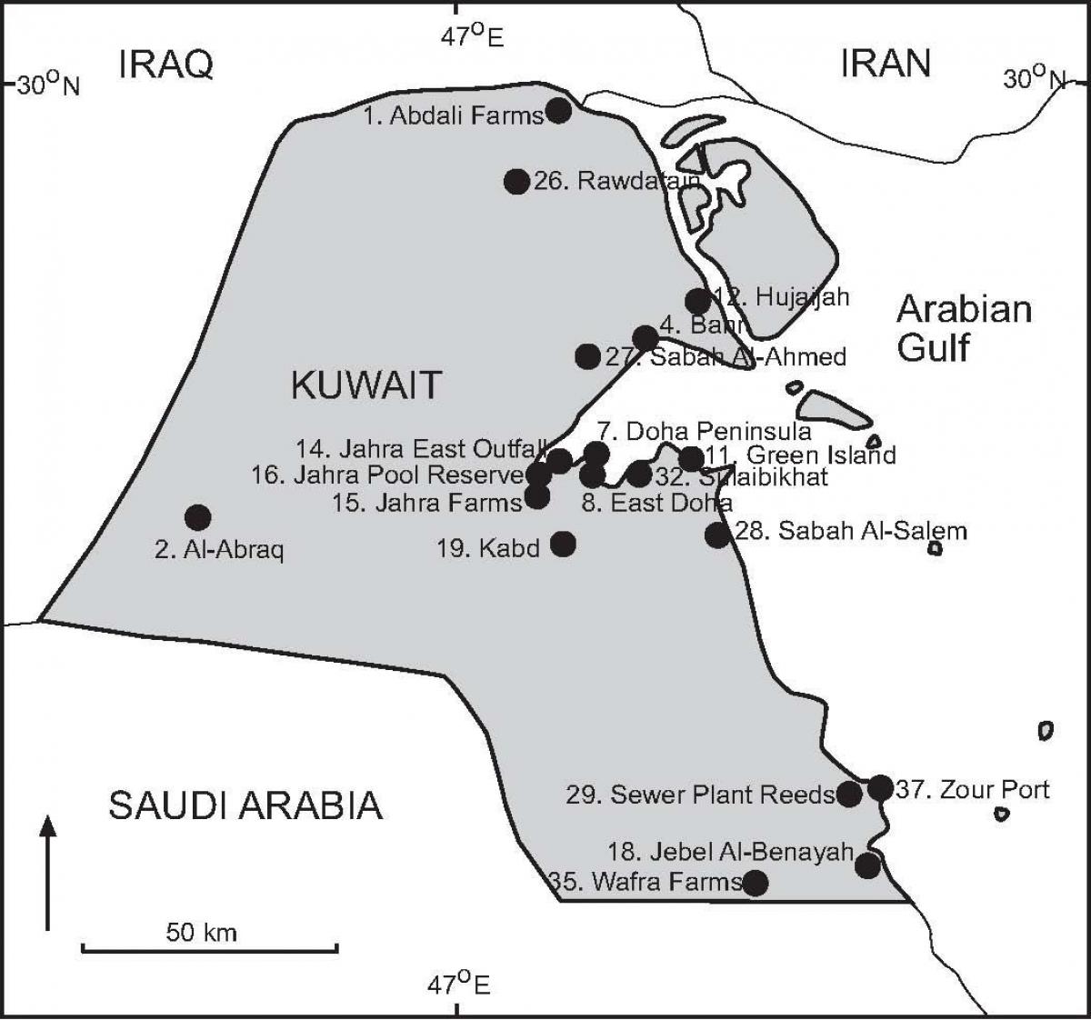 რუკა kabd kuwait