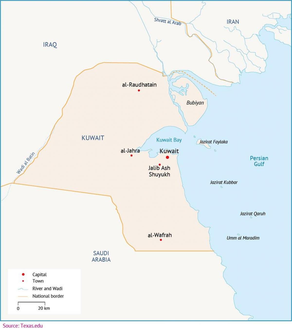 რუკა al zour kuwait