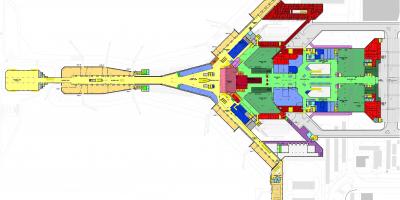 ქუვეითის საერთაშორისო აეროპორტის ტერმინალის რუკა
